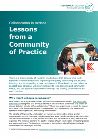 Collaboration in Action: Lessons from a Community of Practice