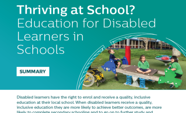 Thriving At School Summary