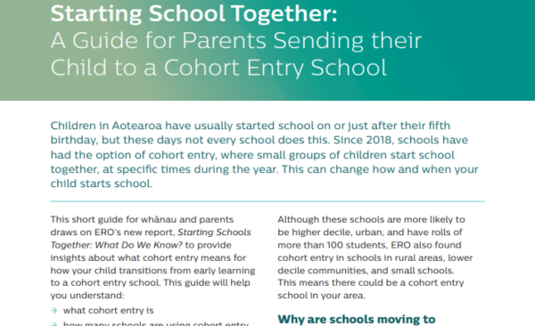 Parent Guide Cohort Entry