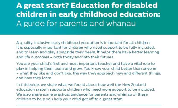 A Great Start Guide For Parents