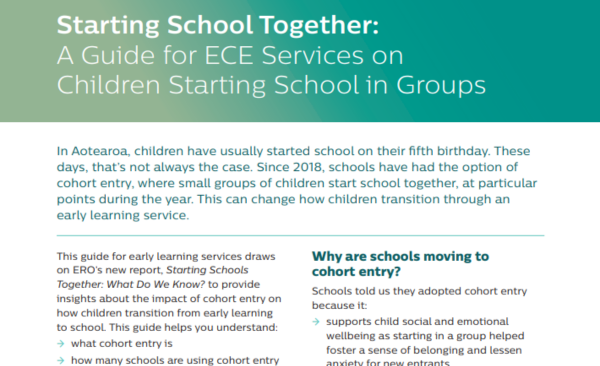 ECE Service Guide Cohort Entry